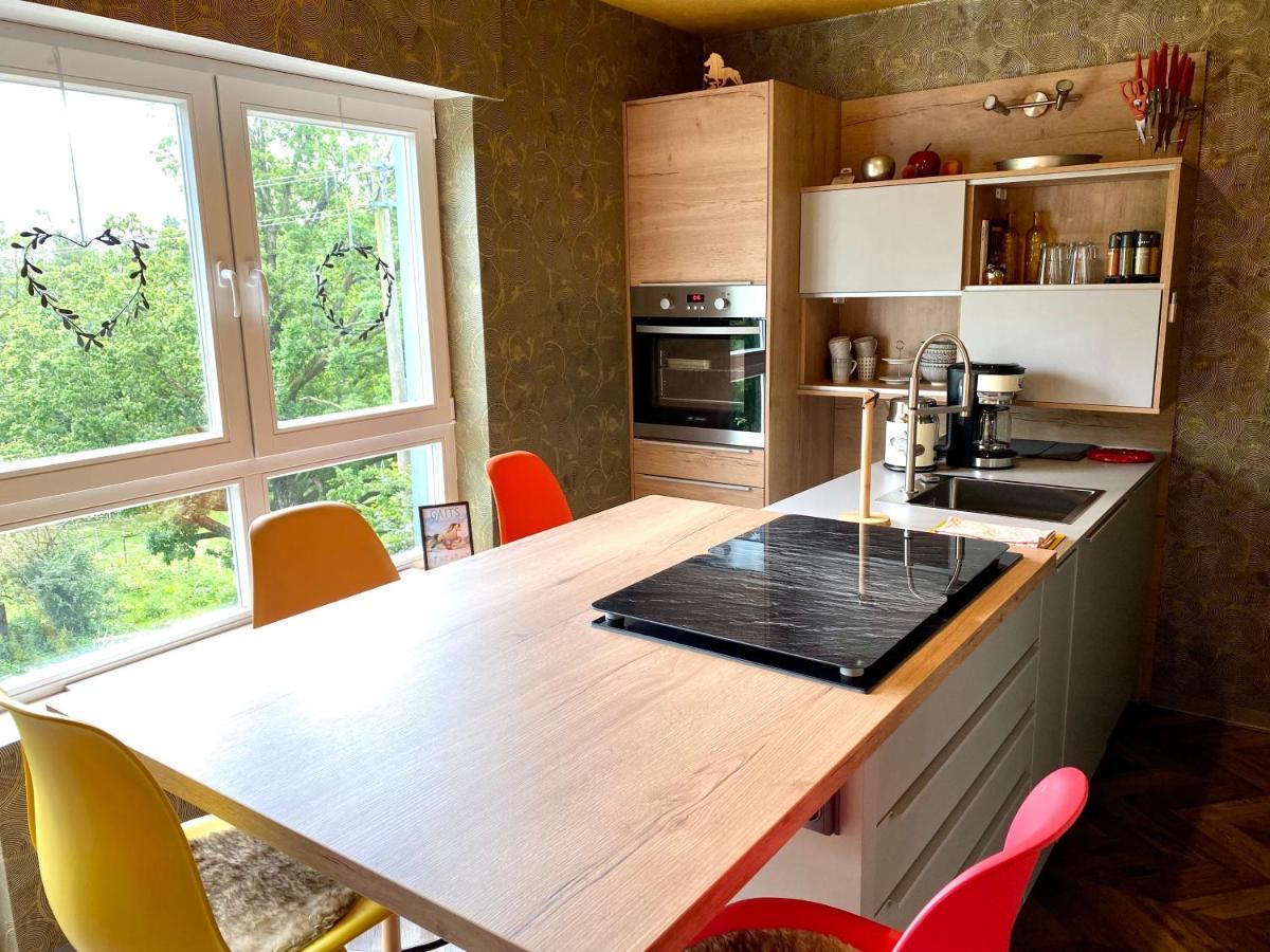 Hof Vierzehnender Im Hohen Venn - 70Qm Maisonette - 2 Schlafzimmer - Wohnkueche - Balkon Mit Grill - Monschau - Eifel - Hunde Willkommen - Islandpferde المظهر الخارجي الصورة